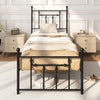 Single Size Metal Bed Frame w/ Headboard & 31 CM Under-bed Storage