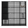 Large Cat Cage Indoor Catio Cat Enclosures 4 Tier Kennel Metal Playpen w/Hammock