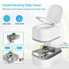 Large 24L Portable Toilet Flushing Chemical Potty Camping Caravan Easy Clear UK