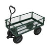 NEW Heavy Duty Metal Green Garden Cart Barrow Utility Trolley - Garden - Home
