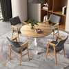 Kitchen 4-Person Round Table Dining Table-White
