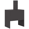Fire Pit with Chimney Black 60x40x96 cm Steel