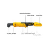 125N.m 3/8" Electric Cordless Ratchet Wrench Machine for Dewalt 18V 20V Battery