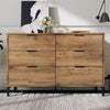 Sideboard Cabinet Industrial Cupboard Storage Furniture 6 Drawers Living Room
