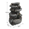 Smart Garden Solar Powered Outdoor Water Feature Fountain Bird Bath - All Styles