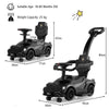 3-In-1 Toddlers Ride on Push Car Kids Licensed Lamborghini Walking Toy Car