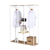 Heavy Duty Wardrobe Clothes Rack Hanging Garment Display Stand Storage Shelves