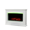 34inch Electric Fireplace Surround Suite Fire Heater with 7 Color LED Mood Light
