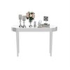 Luxury Glass Crystals Console Table Vanity Desk Mirrored Entryway Side End Table