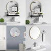 Round Mirror Wall Mounted Bathroom Bedroom Decor 40/50/60/70/80 cm Vanity Mirror
