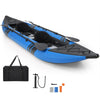 Inflatable Touring Kayak Set 2-person Kayak outdoor Fishing Kayak Aluminum Oars