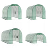 Walk-in Tunnel Greenhouse Gardening Planting Shed Door Window Vents Polytunnel