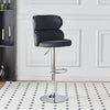 Set of 2/4/6 Velvet Bar Stools for Breakfast Kitchen Comtemporary Barstool Chair