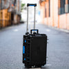 Outdoor Travel Trolley Case Foam Protective Tools Storage ABS Plastic Box +Wheel