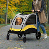 Large Dogs Stroller Foldable Pet Travel Carriage Breathable &Portable 45.5” Tall