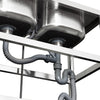Catering Sink Stainless Steel Bowls Commercial Kitchen Right/Left Hand Drainer