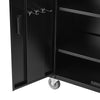 Heavy Duty Mobile Metal Filing Cabinet Lockable 2 Doors Office Storage Cupboard