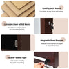 Wall/Door Mounted Jewelry Armoire Organizer Full-length Mirror Storage Cabinet
