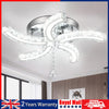 Modern Crystal Chandelier LED Ceiling Light Mini Pendant Light Living Room Epwqo
