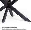Industrial Steel X Shape Table Legs Desk Coffee Dining Bar X Cross Frame Legs UK