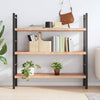 GuyAna Wall Shelf Brown 120x40x4 Treated Solid Wood Oak,Wall Shelves, P2P7