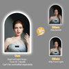35.4x23.7in LED Bathroom Mirror Backlit Illuminate Wall Mirror Bluetooth Antifog