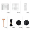 Pet Fence Expanding Playpen Puppy Dog Cat Animal Cage Metal Indoor Outdoor Home
