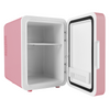 4L Mini Fridge with Light Mirror Portable Cooler Warmer Table Top Bedroom Makeup