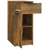 Desk Cabinet Smoked Oak 33.5x50x75 cm Engineered Wood HOT