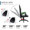 PU Highback Desk Chair E-sports PC Racing Gaming Computer Headrest Home Office