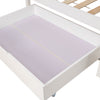 Single Bed 3ft White Solid Pine Wooden Bed Frame w/ 2 Storage Drawers 90x190 cm