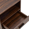 Bedside Table Cabinet 2 Drawers Accent Sofa Side LED Nightstand Storage Unit NEW
