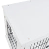 Furniture Style Dog Crate, Puppy Cage End Table, Pet Kennel House with Doors