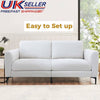 Luxury 2 Seater polyester Fabric Couch Sofa Armchair Comfortable Living Room New