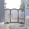 3 Panels Folding Pet Gate Baby Safety Fence Dog Play Pen Barrier w/Support Feet