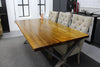 Bespoke American Tulip Industrial Dining Table - Made To Order - Choice Of Legs