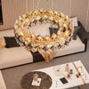 Luxury Crystal Ceiling Light Shining Chandelier Pendant Lamp Hallway Living Room