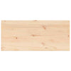 Table 100x50x1.7 Rectangular Solid Wood Pine B5K7