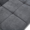 2 Seater Chenille Sofa Bed Convertible Recliner Settee Couch Loveseat Sleeper UK