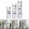 Extra Tall Bedside Cabinet Nightstand Side Table Shelf Bookshelf Storage Drawer