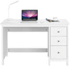 Computer Desk Wooden PC Laptop Table Writing Workstation with 3 Drawers