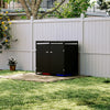 Outdoor Wheelie Bin Storage MetalStore Cover Garden Rubbish Dustbin Shed Storage