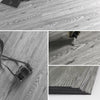 5.02 m² 36Pc Floor Planks Tiles Self Adhesive Vinyl Kitchen Wood Grain Room Grey