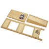 3-Tier Mobile Storage Rack Trolley Organizer Bookshelf Home Rolling Utility Cart