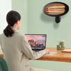 2000W Patio Heaters Electric Wall Mounted Outdoor Garden Warmer Portable UK