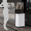 50L Motion Sensor Bin Automatic Battery Operated Kitchen Trash Can White