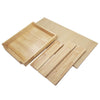 New Dining Table with Storage Cabinet Kitchen Table W/ Side Cupboard Wooden Desk