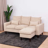 Panana Linen Fabric Sofa 1, 2 or 3 Seater Modern Couch Suite Set ottoman