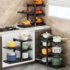 2-7 Tier Kitchen Saucepan Pan Lids Holder Storage Rack Cabinet Shelf Space Saver