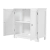 Modern Bathroom Sink Cabinet Under Basin Unit Cupboard Storage Furniture White